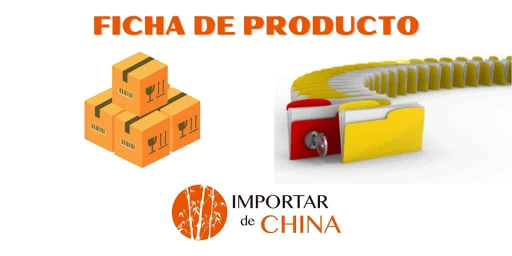Ficha de producto importar de China