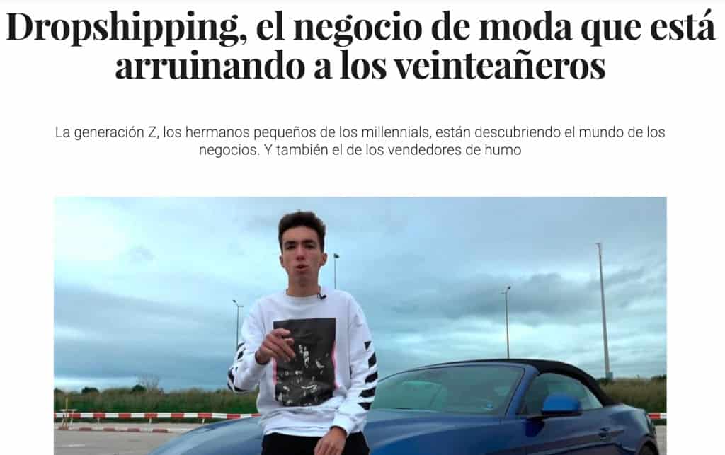 Estafa de Dropshipping