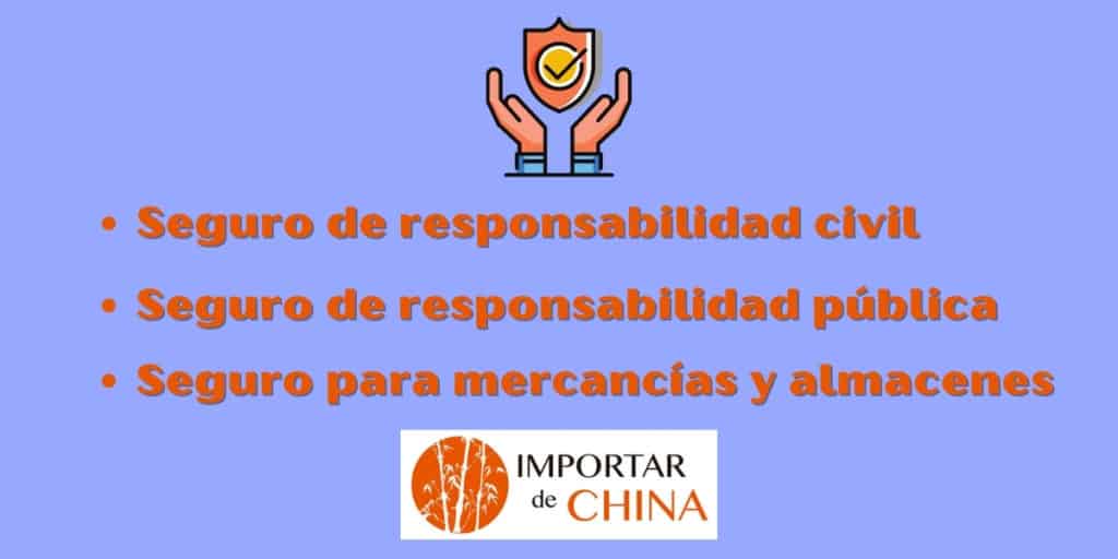 Tipos de seguro para vender en Amazon