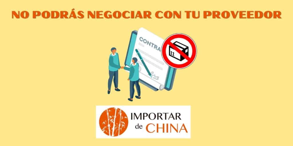 Negociar con tu proveedor chino